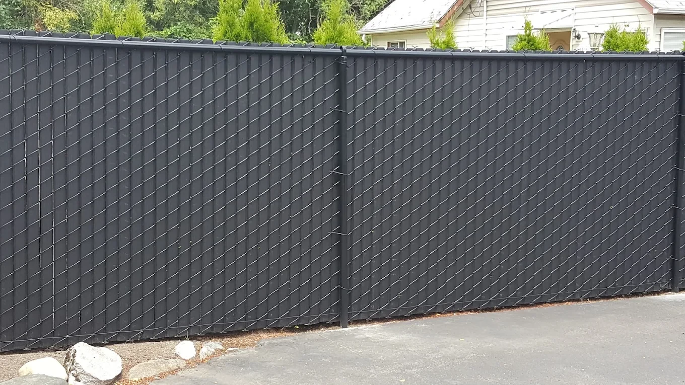 6-Foot Industrial Privacy Chain Link