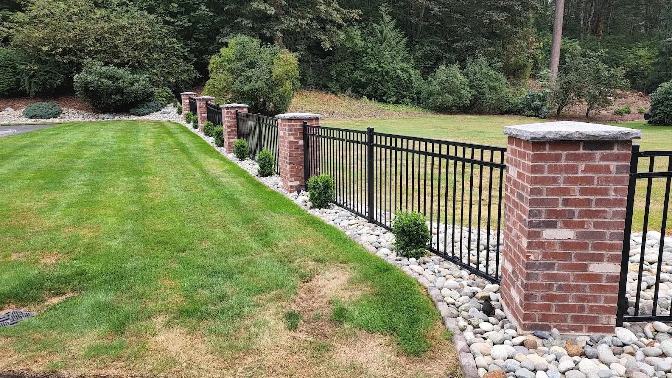 Ornamental Metal & Masonry Pillars